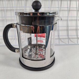 Bodum The Original French Press, Stainless Steel,600 ml, 20 oz, Chubby Style New